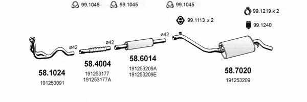  ART2648 Система випуску відпрацьованих газів ART2648: Приваблива ціна - Купити у Польщі на 2407.PL!