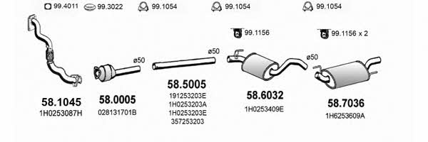  ART2653 Система випуску відпрацьованих газів ART2653: Приваблива ціна - Купити у Польщі на 2407.PL!