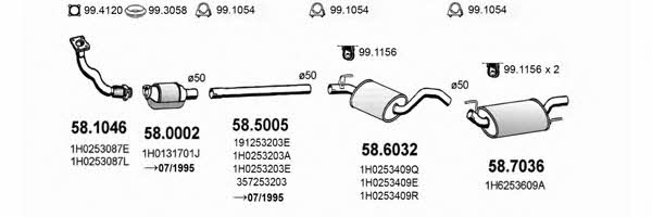  ART2690 Система випуску відпрацьованих газів ART2690: Приваблива ціна - Купити у Польщі на 2407.PL!