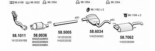  ART2693 Система випуску відпрацьованих газів ART2693: Приваблива ціна - Купити у Польщі на 2407.PL!