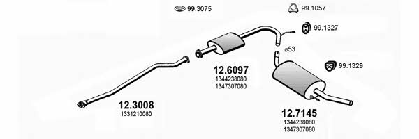 Asso ART2795 Układ wydechowy ART2795: Dobra cena w Polsce na 2407.PL - Kup Teraz!