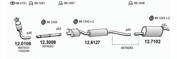  ART2813 Система випуску відпрацьованих газів ART2813: Приваблива ціна - Купити у Польщі на 2407.PL!