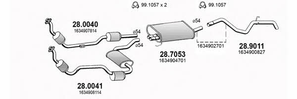  ART2869 Система випуску відпрацьованих газів ART2869: Приваблива ціна - Купити у Польщі на 2407.PL!
