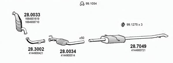 Asso ART2871 Abgasanlage ART2871: Kaufen Sie zu einem guten Preis in Polen bei 2407.PL!