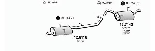 Asso ART2991 Układ wydechowy ART2991: Dobra cena w Polsce na 2407.PL - Kup Teraz!