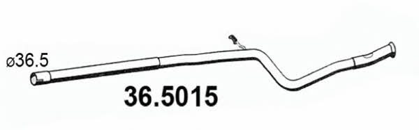 Asso 36.5015 Exhaust pipe 365015: Buy near me in Poland at 2407.PL - Good price!