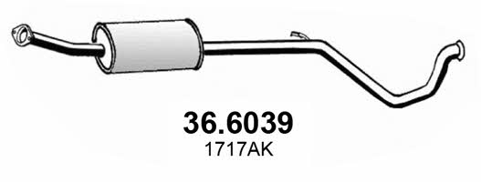 Asso 36.6039 Central silencer 366039: Buy near me in Poland at 2407.PL - Good price!