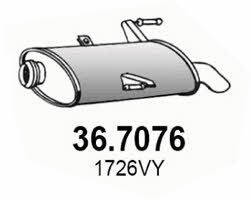 Asso 36.7076 End Silencer 367076: Buy near me in Poland at 2407.PL - Good price!