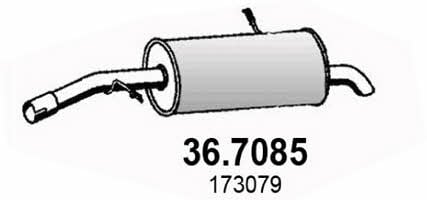 Asso 36.7085 End Silencer 367085: Buy near me in Poland at 2407.PL - Good price!