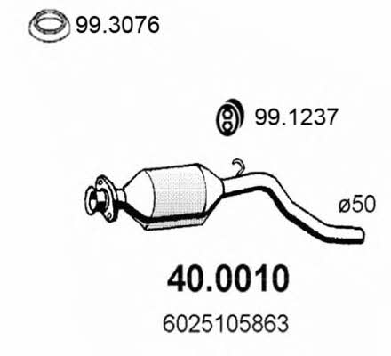 Asso 40.0010 Katalysator 400010: Bestellen Sie in Polen zu einem guten Preis bei 2407.PL!
