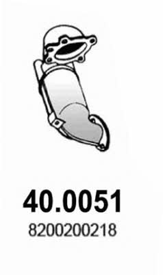 Asso 40.0051 Catalytic Converter 400051: Buy near me in Poland at 2407.PL - Good price!
