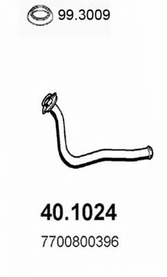  40.1024 Exhaust pipe 401024: Buy near me in Poland at 2407.PL - Good price!
