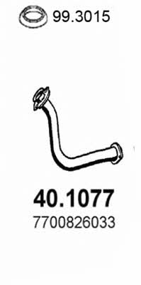  40.1077 Exhaust pipe 401077: Buy near me in Poland at 2407.PL - Good price!