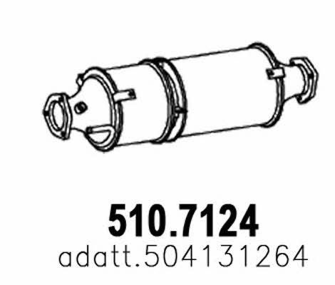 Asso 510.7124 Catalytic Converter 5107124: Buy near me in Poland at 2407.PL - Good price!