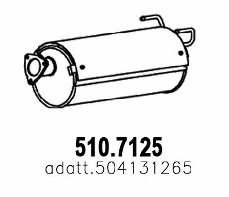 Asso 510.7125 End Silencer 5107125: Buy near me in Poland at 2407.PL - Good price!