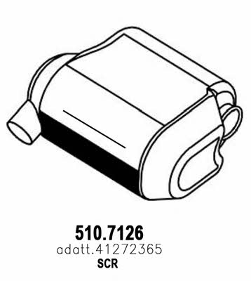 Asso 510.7126 Dieselpartikelfilter DPF 5107126: Kaufen Sie zu einem guten Preis in Polen bei 2407.PL!