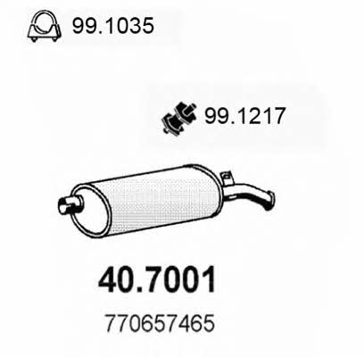  40.7001 End Silencer 407001: Buy near me in Poland at 2407.PL - Good price!