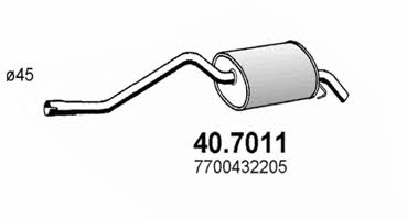 Asso 40.7011 End Silencer 407011: Buy near me at 2407.PL in Poland at an Affordable price!
