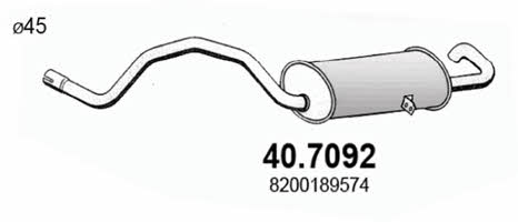 Asso 40.7092 End Silencer 407092: Buy near me at 2407.PL in Poland at an Affordable price!