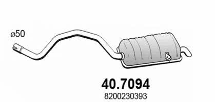 Asso 40.7094 End Silencer 407094: Buy near me in Poland at 2407.PL - Good price!