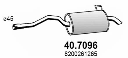 Asso 40.7096 End Silencer 407096: Buy near me in Poland at 2407.PL - Good price!