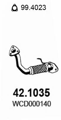 Asso 42.1035 Exhaust pipe 421035: Buy near me in Poland at 2407.PL - Good price!
