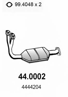Asso 44.0002 Catalytic Converter 440002: Buy near me in Poland at 2407.PL - Good price!