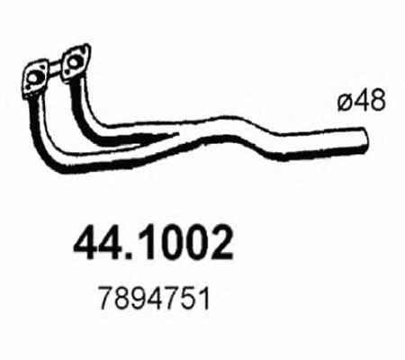 Asso 44.1002 Exhaust pipe 441002: Buy near me in Poland at 2407.PL - Good price!