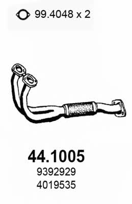 Asso 44.1005 Exhaust pipe 441005: Buy near me in Poland at 2407.PL - Good price!