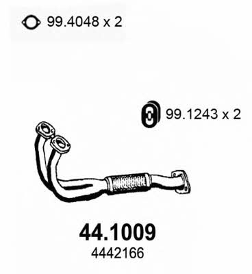 Asso 44.1009 Exhaust pipe 441009: Buy near me in Poland at 2407.PL - Good price!