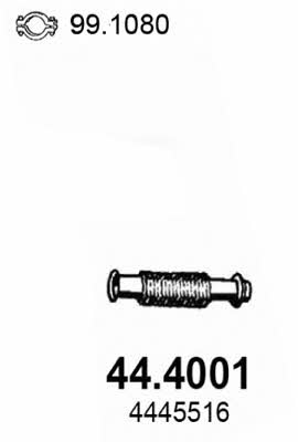 Asso 44.4001 Exhaust pipe 444001: Buy near me in Poland at 2407.PL - Good price!