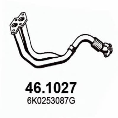 Asso 46.1027 Exhaust pipe 461027: Buy near me in Poland at 2407.PL - Good price!