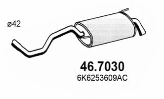 Asso 46.7030 End Silencer 467030: Buy near me at 2407.PL in Poland at an Affordable price!