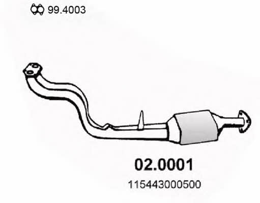 Asso 02.0001 Katalysator 020001: Kaufen Sie zu einem guten Preis in Polen bei 2407.PL!