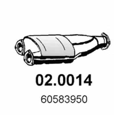 Asso 02.0014 Catalytic Converter 020014: Buy near me in Poland at 2407.PL - Good price!