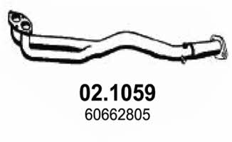 Asso 02.1059 Exhaust pipe 021059: Buy near me at 2407.PL in Poland at an Affordable price!