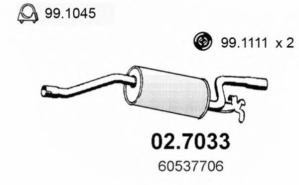  02.7033 End Silencer 027033: Buy near me in Poland at 2407.PL - Good price!