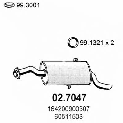  02.7047 End Silencer 027047: Buy near me in Poland at 2407.PL - Good price!