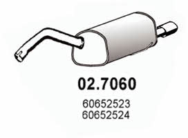 Asso 02.7060 End Silencer 027060: Buy near me in Poland at 2407.PL - Good price!