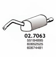 Asso 02.7063 End Silencer 027063: Buy near me in Poland at 2407.PL - Good price!