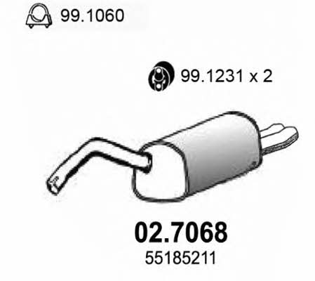  02.7068 End Silencer 027068: Buy near me in Poland at 2407.PL - Good price!
