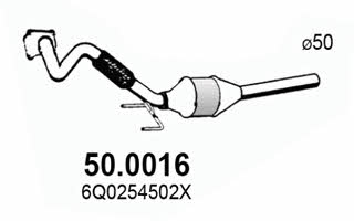 Asso 50.0016 Catalytic Converter 500016: Buy near me in Poland at 2407.PL - Good price!