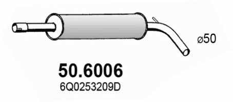 Asso 50.6006 Central silencer 506006: Buy near me in Poland at 2407.PL - Good price!