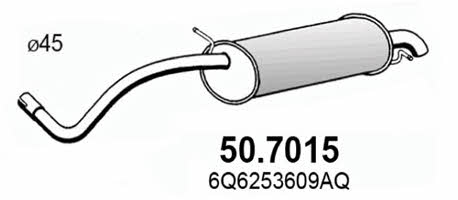 Asso 50.7015 End Silencer 507015: Buy near me at 2407.PL in Poland at an Affordable price!