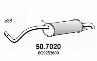 Asso 50.7020 End Silencer 507020: Buy near me in Poland at 2407.PL - Good price!