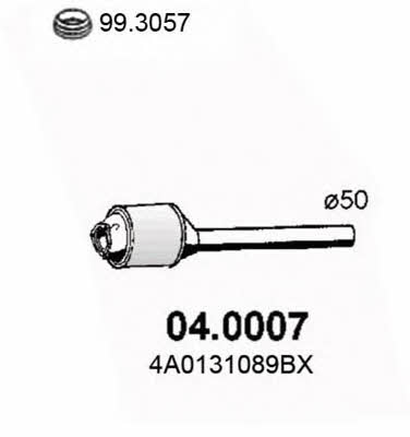 Asso 04.0007 Katalizator 040007: Dobra cena w Polsce na 2407.PL - Kup Teraz!