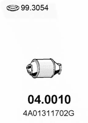 Asso 04.0010 Catalytic Converter 040010: Buy near me in Poland at 2407.PL - Good price!