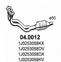 Asso 04.0012 Catalytic Converter 040012: Buy near me in Poland at 2407.PL - Good price!