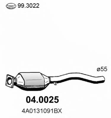 Asso 04.0025 Catalytic Converter 040025: Buy near me in Poland at 2407.PL - Good price!