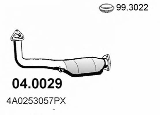 Asso 04.0029 Catalytic Converter 040029: Buy near me in Poland at 2407.PL - Good price!